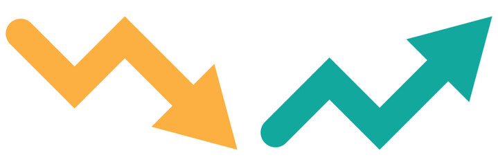 Up and Down Arrows vector icon isolated on White background, Up and Down Arrows transparency logo design. EPS 10.