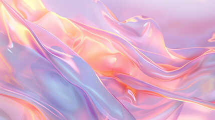 Abstract blurred pastel background for website design. Flowing abstract fabric in pink and blue...