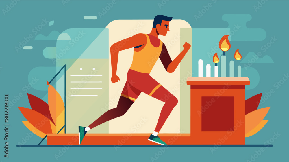 Poster a marathon runner uses infrared sauna sessions as part of their prerace preparation utilizing the de