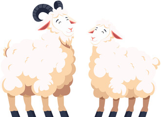 sheep, goats or lambs on the Eid al-Adha holiday