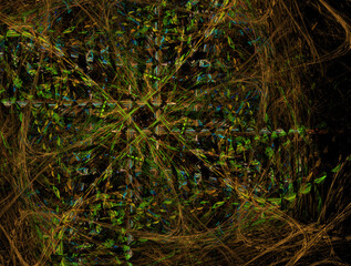 Imaginatory fractal abstract background Image