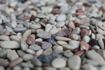 Background texture of pebbles or small river stone