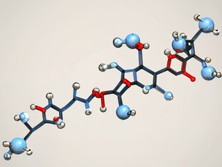 Human insulin hormone molecule, medicine for treating diabetes