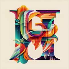typography letter H