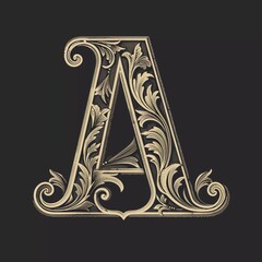 typography letter A