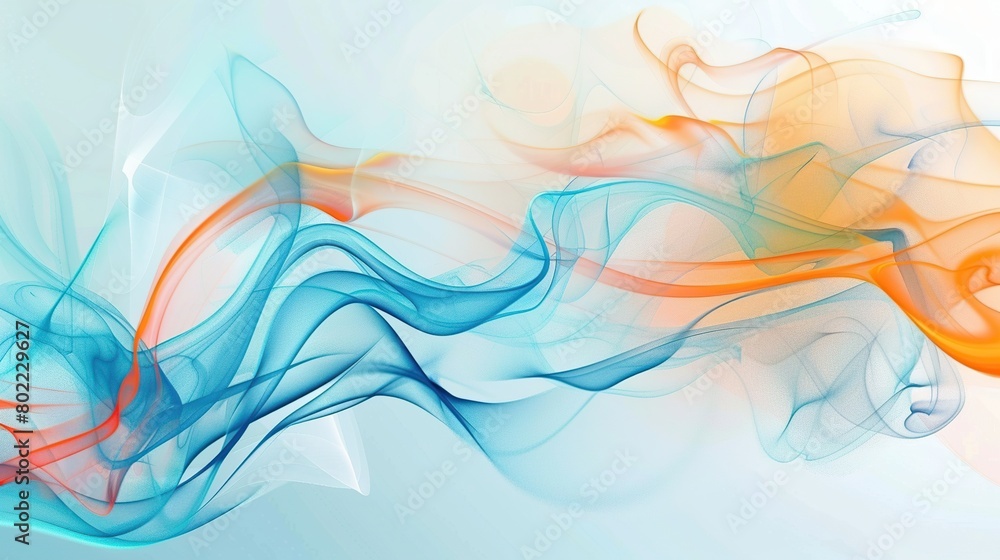 Canvas Prints abstract spectrum curved lines background. brochure design. colorful wave vector background