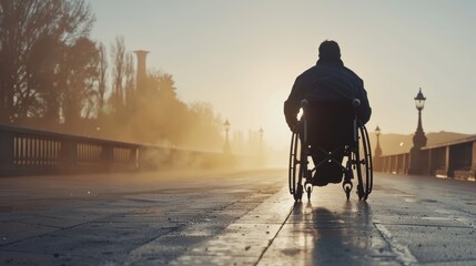 Triumphing over adversity  the inspiring journey of a wheelchair user overcoming setbacks