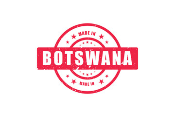 Made In Botswana Rubber Stamp, country stamp