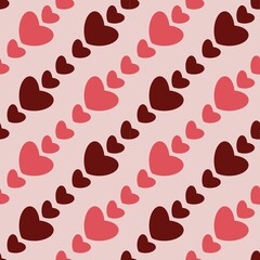 seamless pattern with hearts
