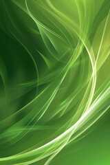 Green Abstract background template. Simple illustration background for presentation, banner, web. Minimalistic 3d texture.