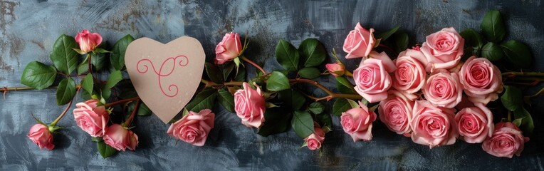 Beautiful Mother's Day Card with Vibrant Roses