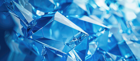 Minimal blue Abstract background with geometric graphic elements. Simple illustration background for presentation, banner, web. Minimalistic 3d texture.