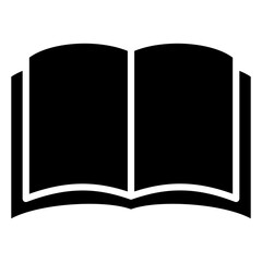 Open Book  Icon Element For Design