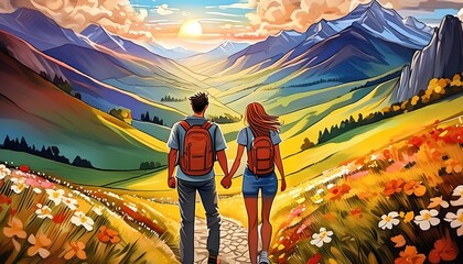 couple hugging by the lake, romantic night, couple drinking wine near the fire place, couple hiking and enjoying the view