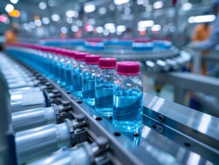 Pharmaceutical Production Line with Scientific Examination of Medical Vials