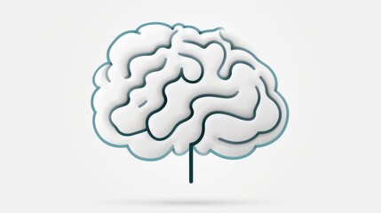 3d rendered illustration of a brain