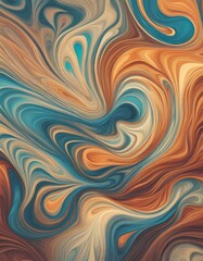 Fluid dynamics, energetic abstract expression, Generative AI.