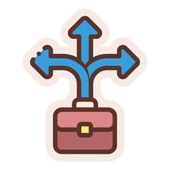 business way sticker