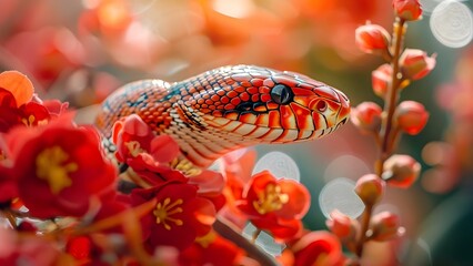 : The Year of the Snake - Symbolizing Rebirth and Transformation. Concept Symbolism, Chinese Zodiac, Rebirth, Transformation, Year of the Snake