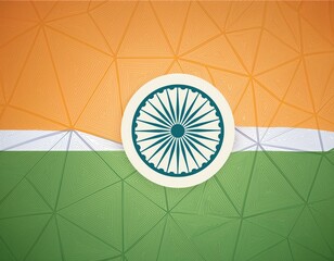 Indian flag theme colors background