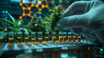 Develop standardized testing methods for cannabinoid potency and purity, Establish reliable and consistent methods for analyzing the chemical composition of cannabis products