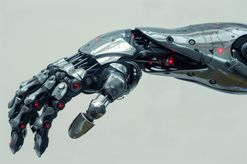 Futuristic robot arm