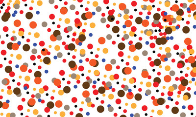 Colorful Polka Dots Background, Seamless colorful polka dot pastel color pattern, Colorful abstract seamless pattern with circles. Textile background, dot background