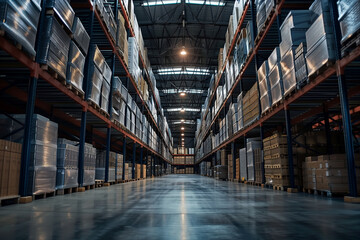 Fototapeta premium warehouse interior