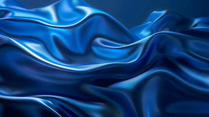 Obraz premium 3D Blue Gradient Background. Generative AI.
