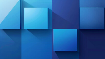Modern blue geometric shapes for elegant design backgrounds