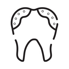 Care Dental Health Line Icon