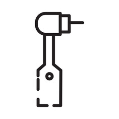 Care Dental Tool Line Icon