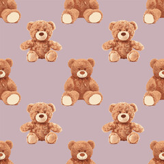 SEAMLESS TEDDY BEARS PATTERN 150