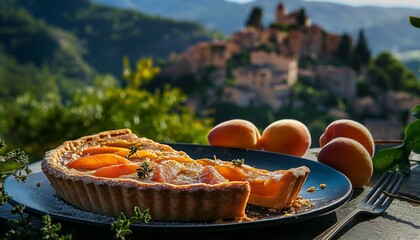 Apricot tart in Provence