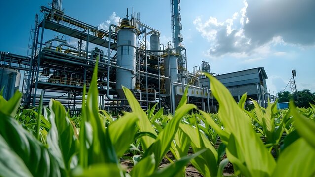 Converting Agricultural Waste into Biofuel: The Role of Plants. Concept Sustainable Agriculture, Bioenergy Production, Plant Biochemistry, Waste Management, Renewable Resources