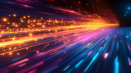 Fototapeta premium Abstract speed technology concept. vector background.