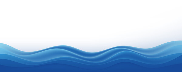 abstract blue wave background