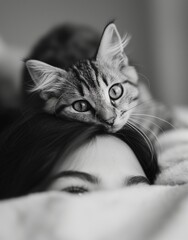 Pet and owner together