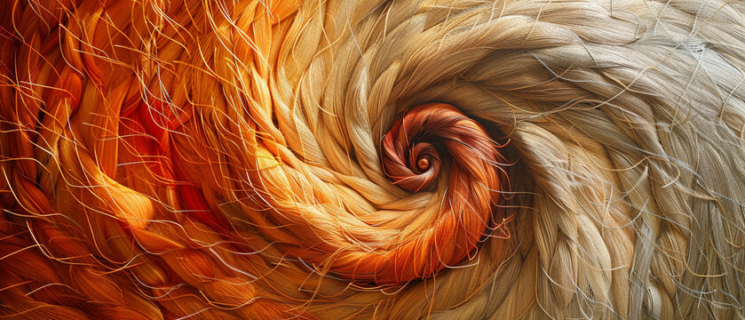 Use natural fibers such as bamboo or hemp to design a sustainable artwork