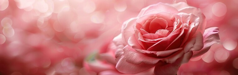 Tender Pink Rose Close-Up