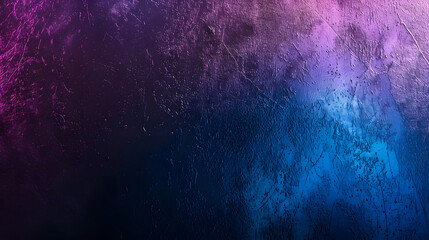 Dark blue purple glowing grainy gradient Background. Generative AI.
