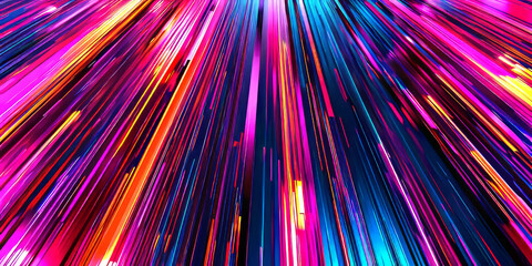 Vibrant Color Streaks in Abstract Motion Background
