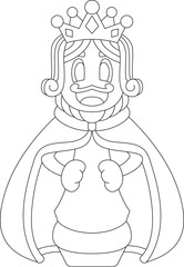 Chess piece King Chess Board game Vector Graphic Art Illustration