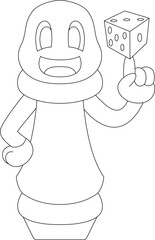 Chess piece Pawn Chess Board game Vector Graphic Art Illustration