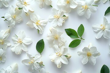 white flowers