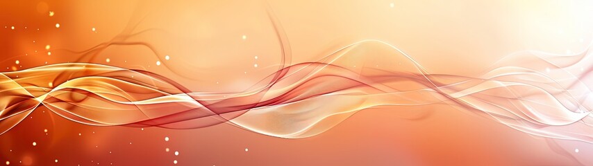 Fototapeta premium Minimalist abstract background showcasing the purity of white and the warmth of orange