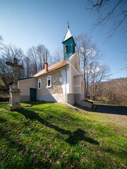 Saint Martin (Hungarian name is Szent Marton templom) church in Mecsek hill, Hosszuheteny village....
