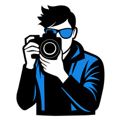 man with camera