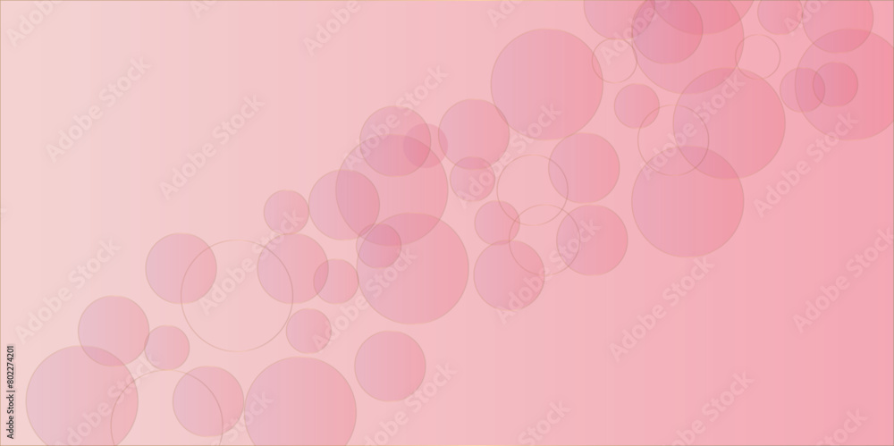 Poster abstract pink background with bokeh, bokeh background, sparkle bokeh background design soap bubbles 