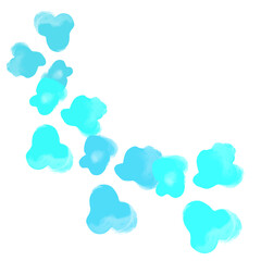 abstract background with clouds